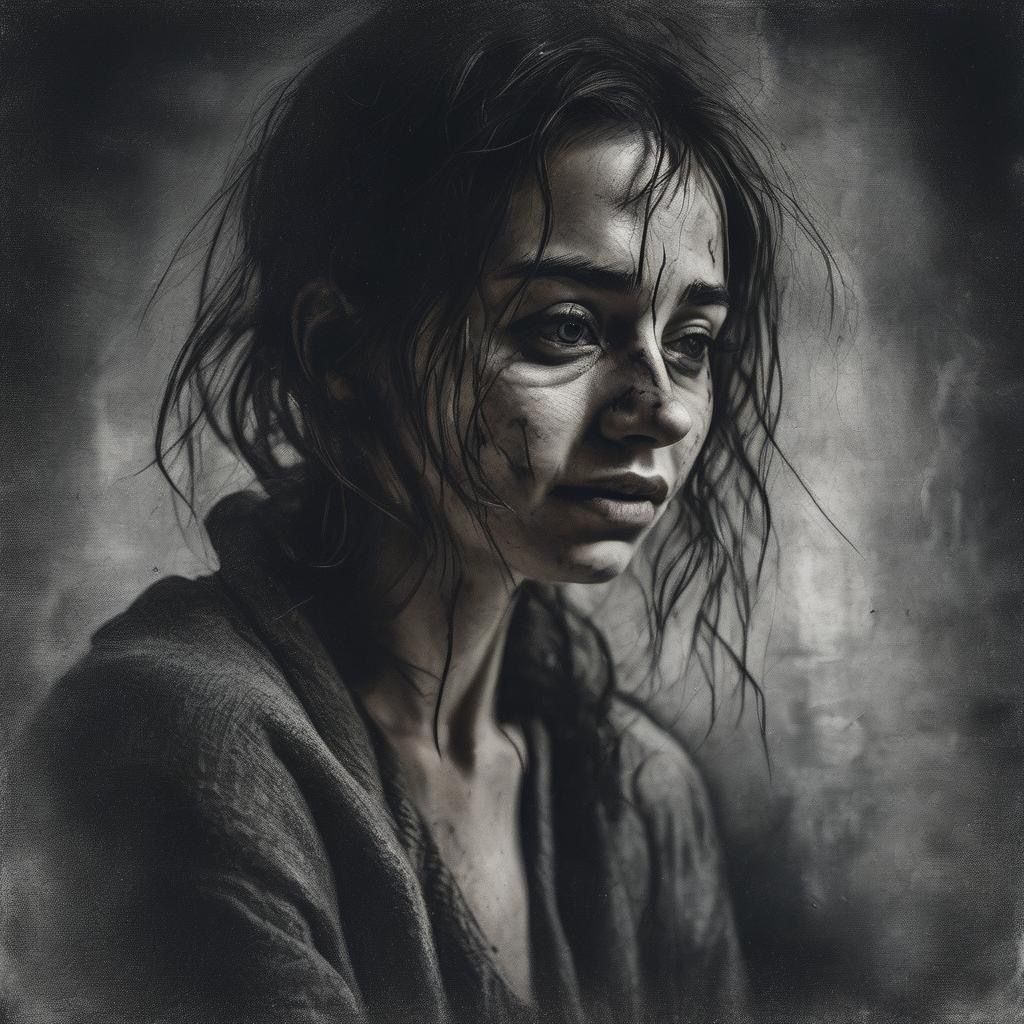 Mujer abandonada bleeding heart
