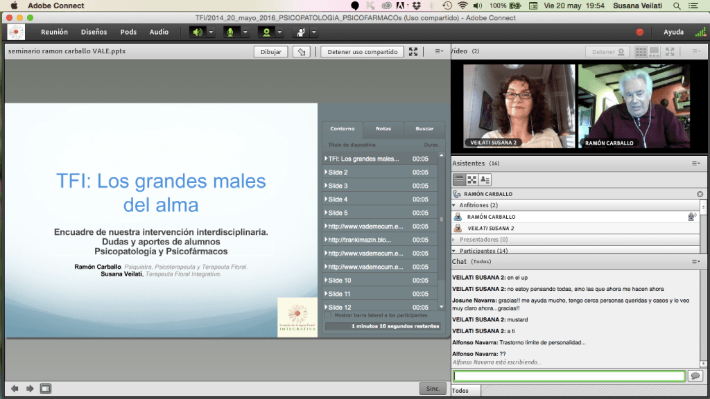 Ramón Carballo y Susana Veilatl. Seminario de psicopatología, psicofármacos e intervención TFI.